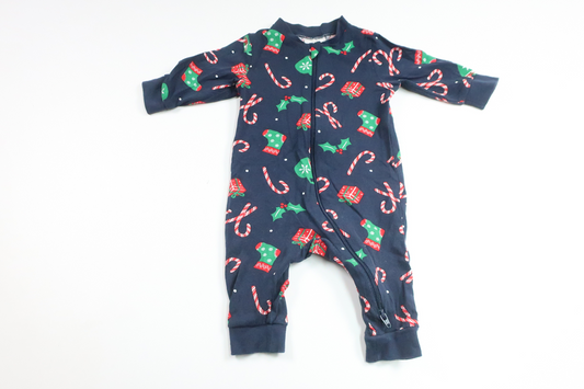 Pajamas with Christmas motif from Kappahl - Size 56 - Navy blue