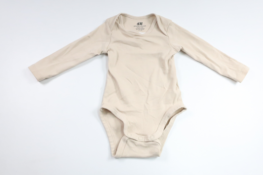 Wrap bodysuit from H&M - Size 68 - Beige