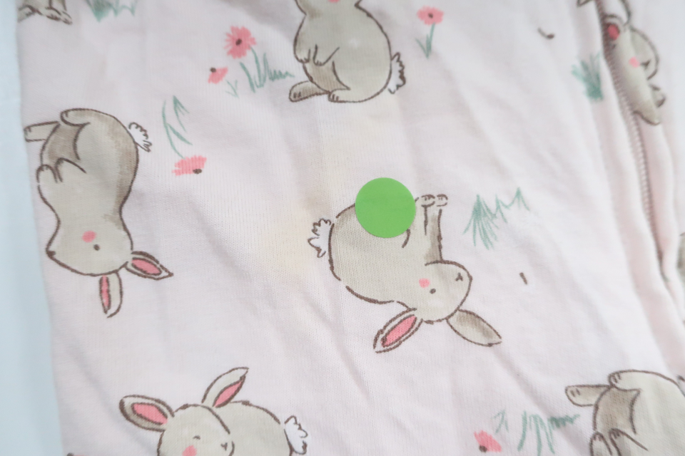 Pyjamas with rabbits from H&M - Size 62 - Pink