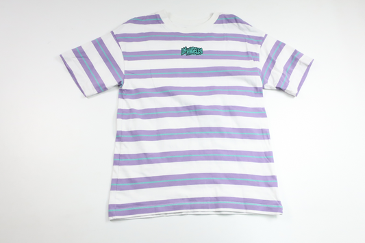 Striped t-shirt from Next - Size 122 - Purple