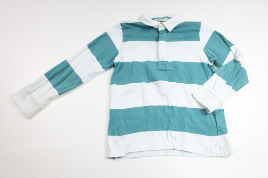 Striped polo shirt from Kappahl - Size 110/116 - Blue