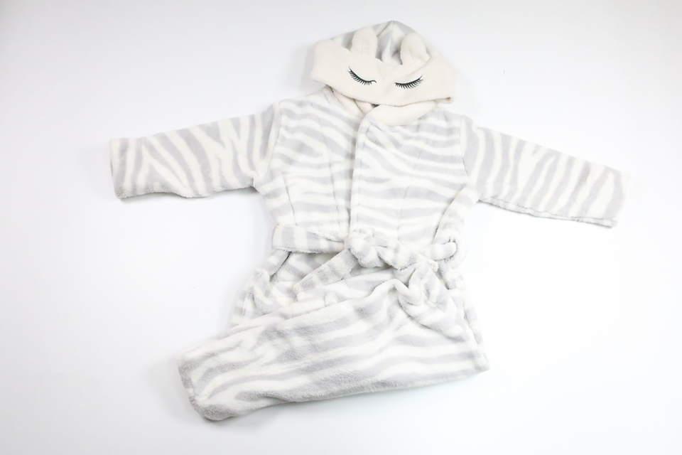 Dressing gown/bathrobe from Ellos - Size 98/104 - Grey