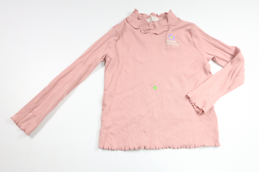 Ribbed sweater from H&M - Size 122/128 - Pink