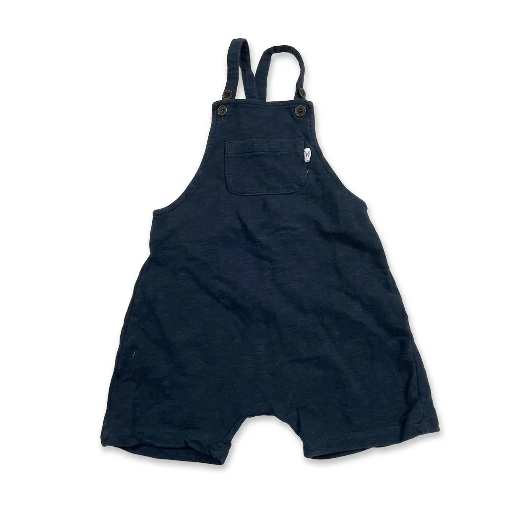 Hängselshorts från Lindex - Storlek 80 - Marinblå