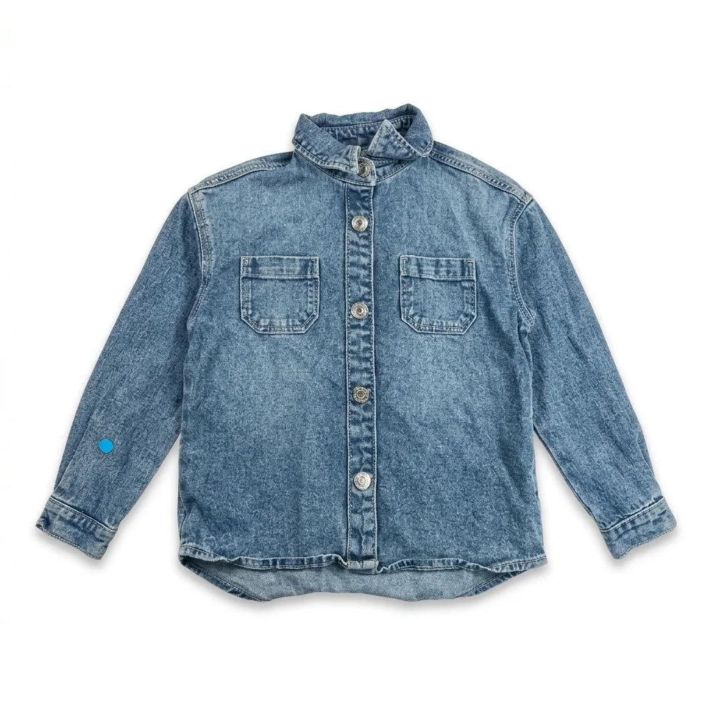 Skjorta - Storlek 110 - Denim