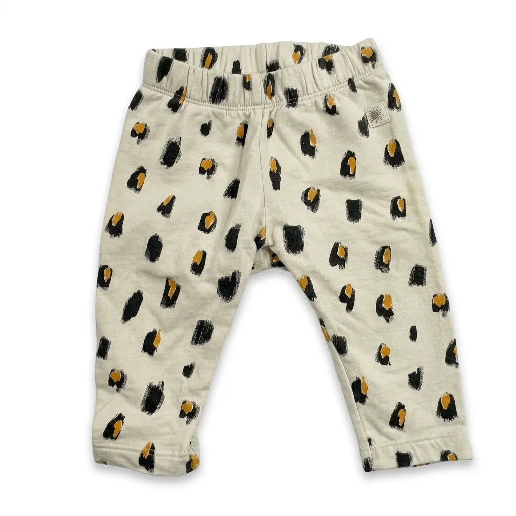 Mönstrade leggings från Lindex - Storlek 62 - Beige