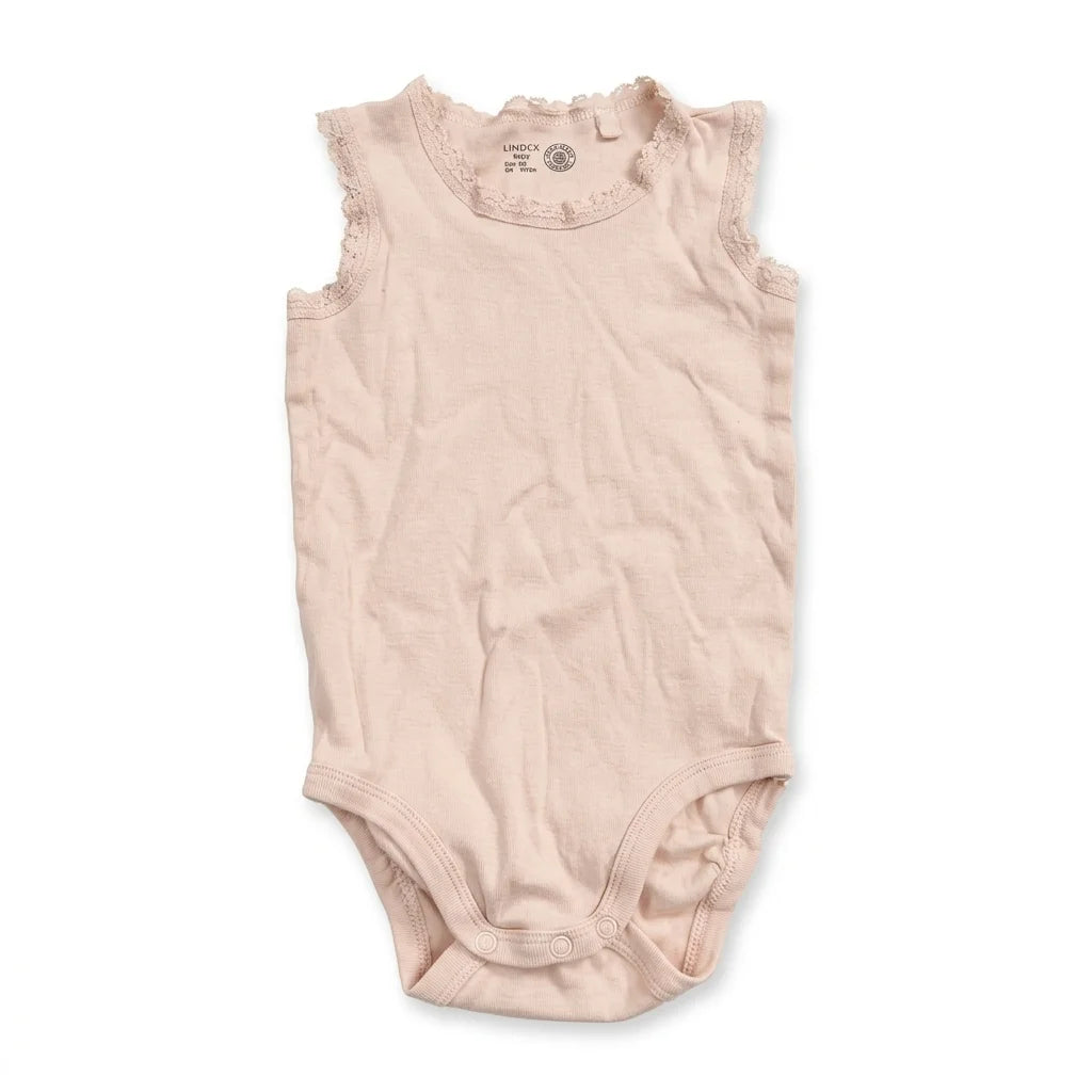 Body från Lindex - Storlek 80 - Rosa