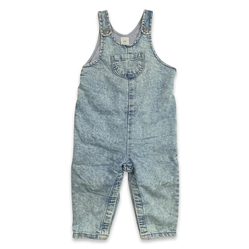 Hängselbyxor från H&M - Storlek 80 - Denim
