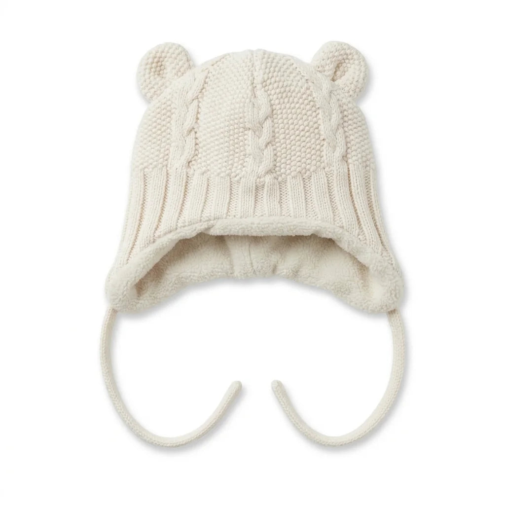 Mössa från H&M - Storlek 50/56 - Benvit