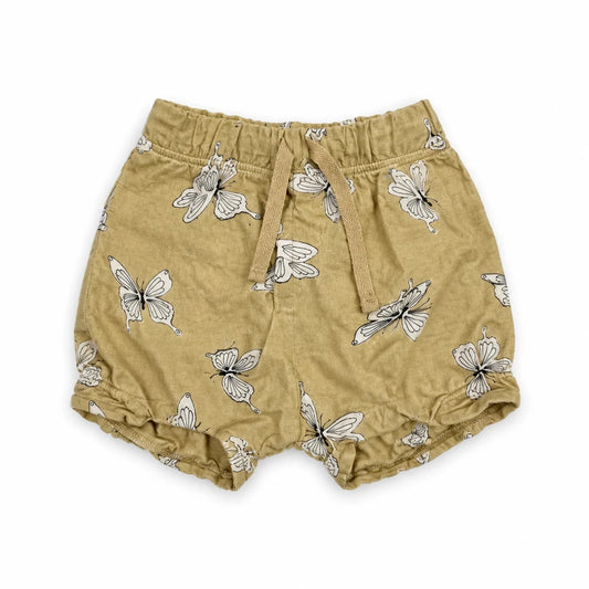 Shorts med fjärilstryck från H&M - Storlek 86 - Beige
