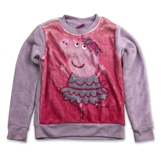 Patterned sweatshirt from Peppa Pig - Size 98/104 - Pink