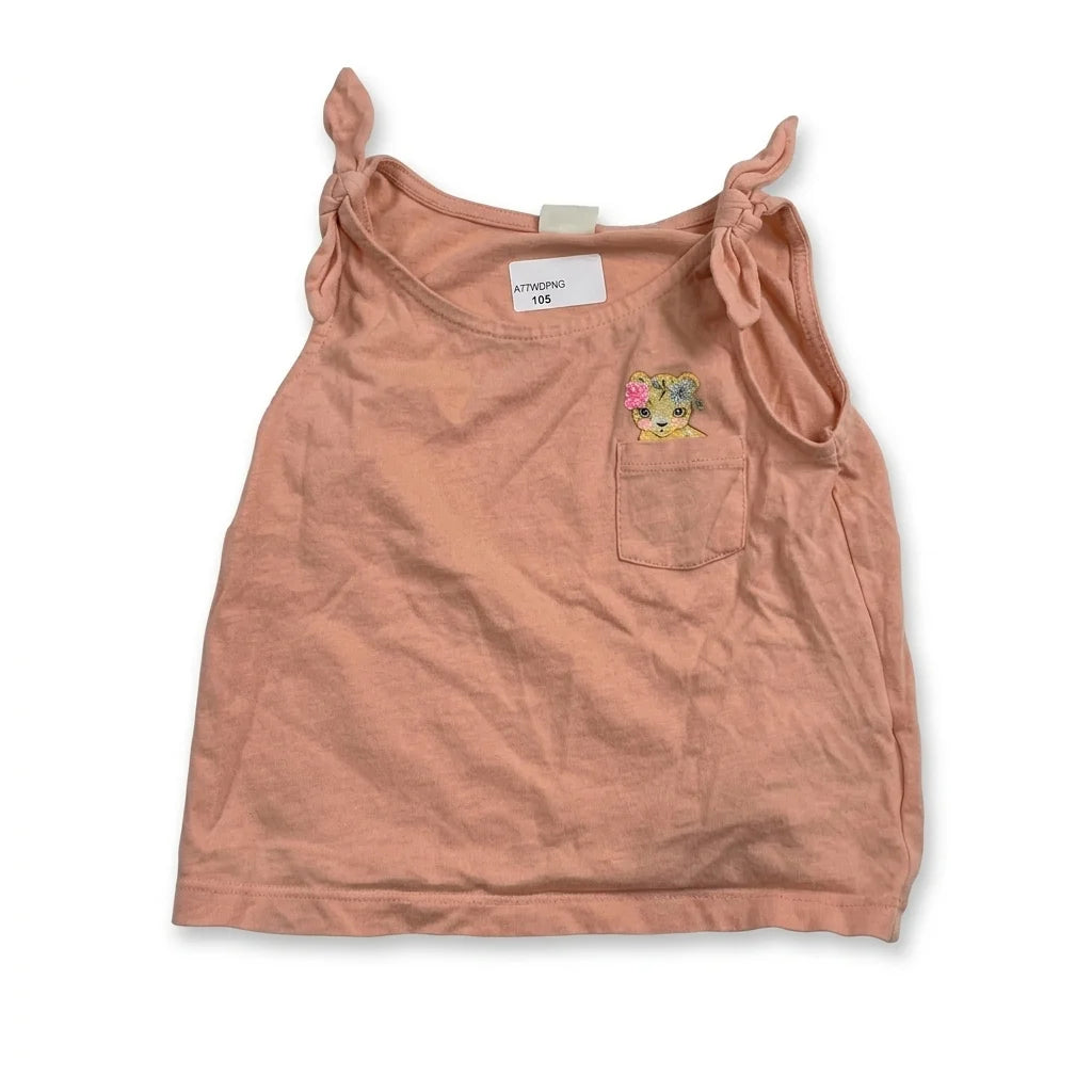 Mönstrat linne från H&M - Storlek 86 - Rosa