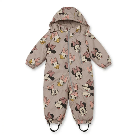 Mönstrad vinteroverall från H&M - Storlek 80 - Beige