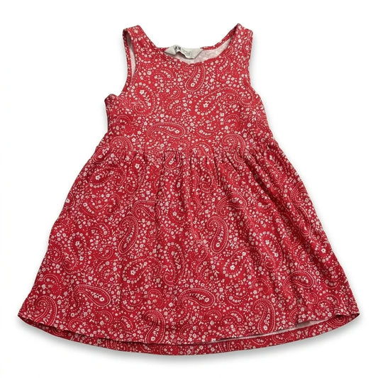 Floral dress from H&M - Size 98/104 - Red