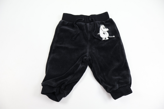 Moomin by Lindex fleece trousers - Size 62 - Black