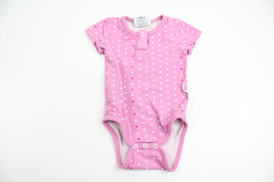 Polka dot bodysuit from Geggamoja - Size 62/68 - Pink