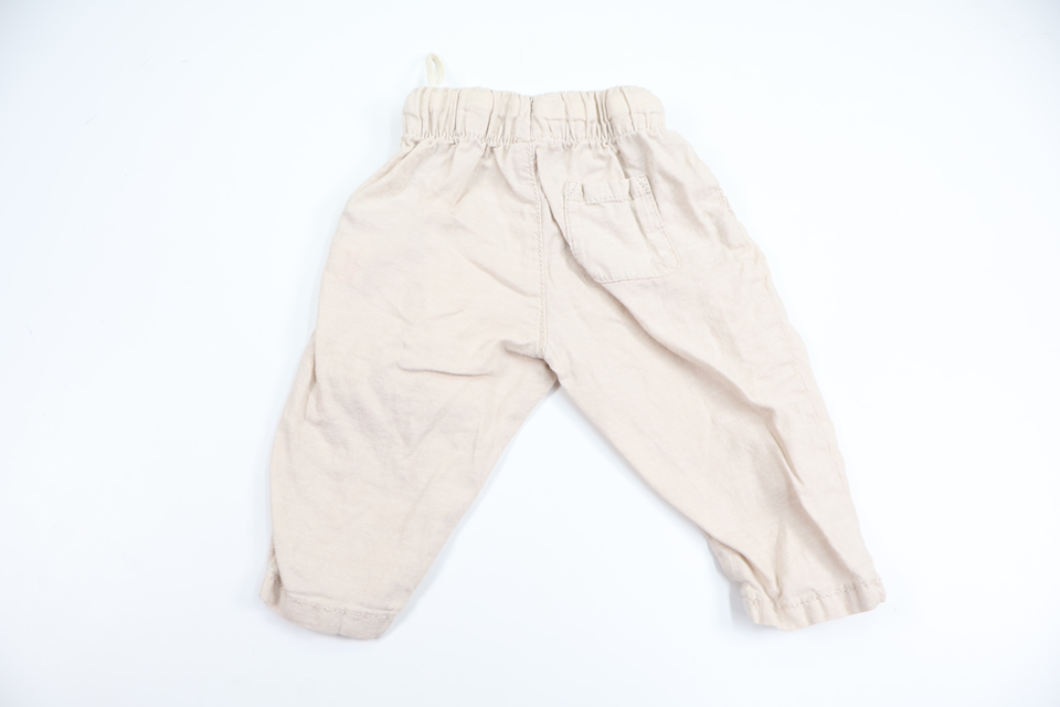 Lindex Linen Blend Trousers - Size 62 - Beige