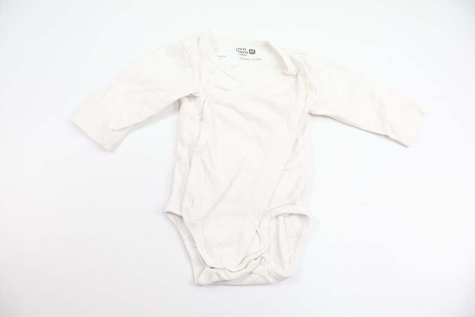 Wrap bodysuit from Lindex - Size 62 - White