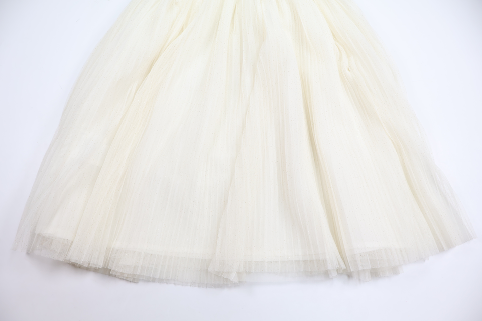 Tulle dress/Party dress from H&M - Size 116 - Off-white