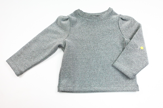 Glittery top from Åhléns - Size 98/104 - Grey