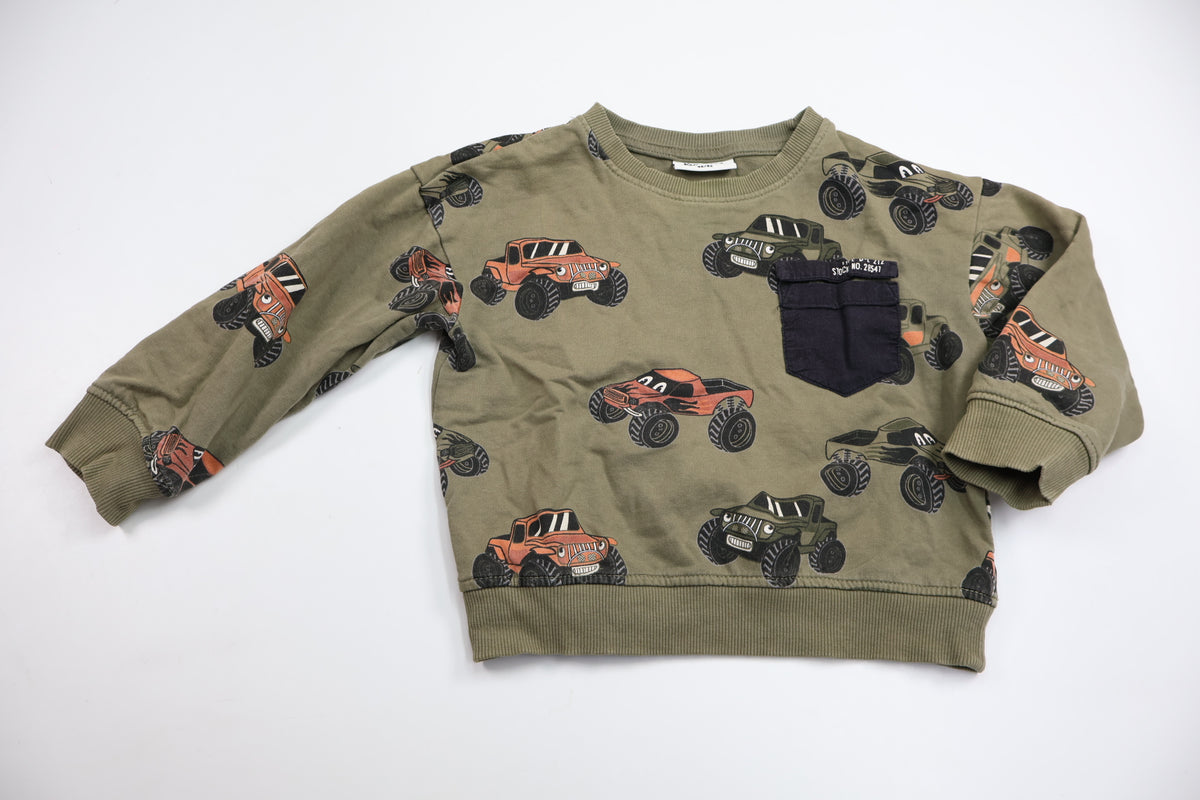 Sweatshirt från Kappahl - Storlek 86/92 - Grön