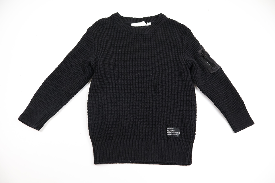 Knitted sweater from Denim Day - Size 110/116 - Black