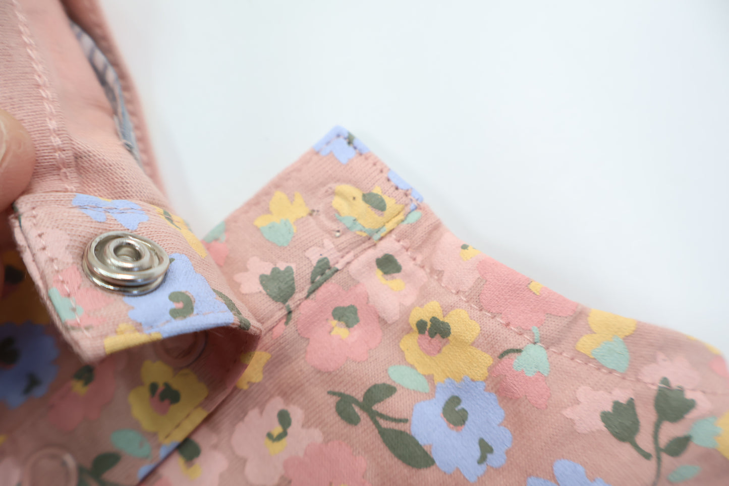 Blommig klänning från Pytteliten - Storlek 80 - Rosa