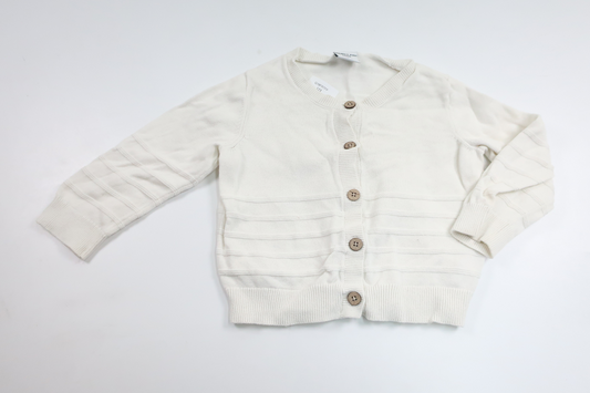 Knitted cardigan from Polarn O. Pyret - Size 80 - White