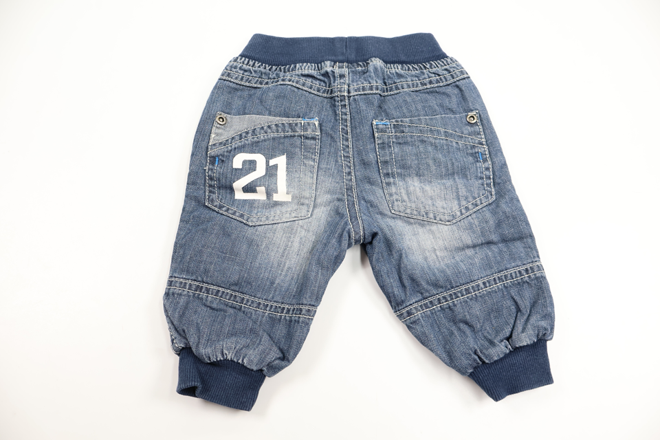 Lined denim trousers from FIX by Lindex - Size 62 - Denim