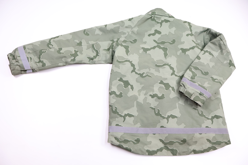 Camouflage shell jacket from Funk - Size 120 - Green