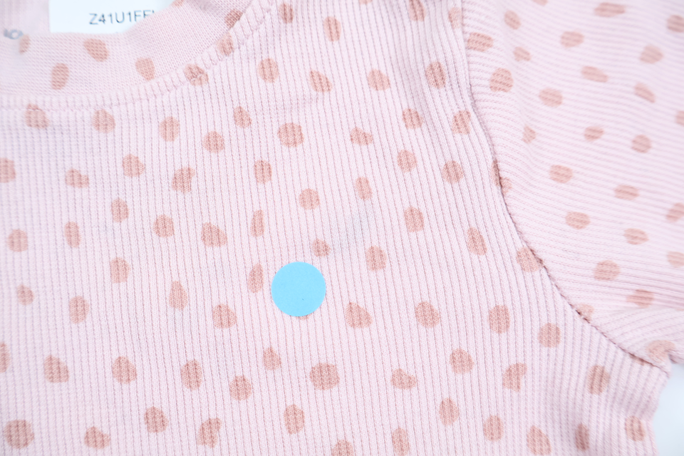 Ribbed top from ICA I Love Eco - Size 74 - Pink
