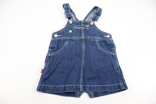 Denim Kids Dungaree Dress - Size 80 - Denim