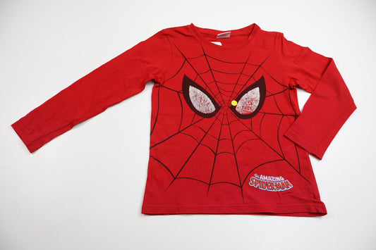 Tröja med Spindelmannen från Marvel - Storlek 110 - Röd