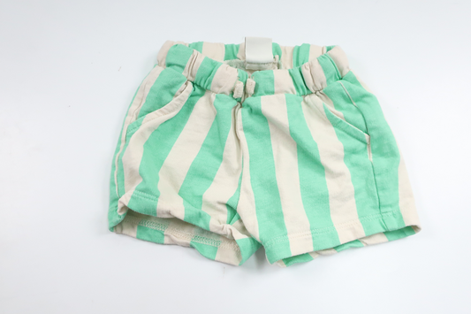 Striped shorts from Lindex - Size 62 - Green