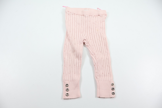 Knitted trousers from Åhléns - Size 74/80 - Pink