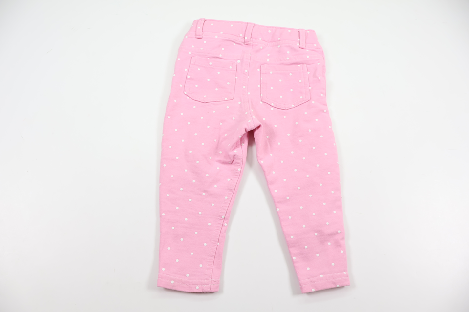 Spotted trousers from Baby Skill - Size 74 - Pink
