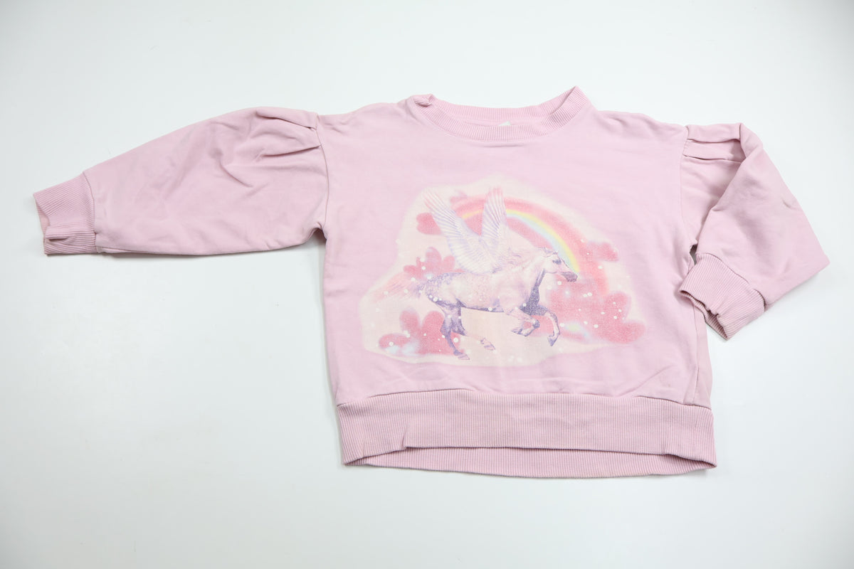 Sweatshirt från Lindex - Storlek 110 - Rosa