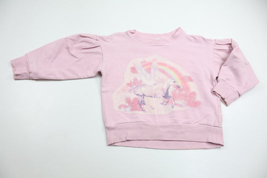 Sweatshirt från Lindex - Storlek 110 - Rosa