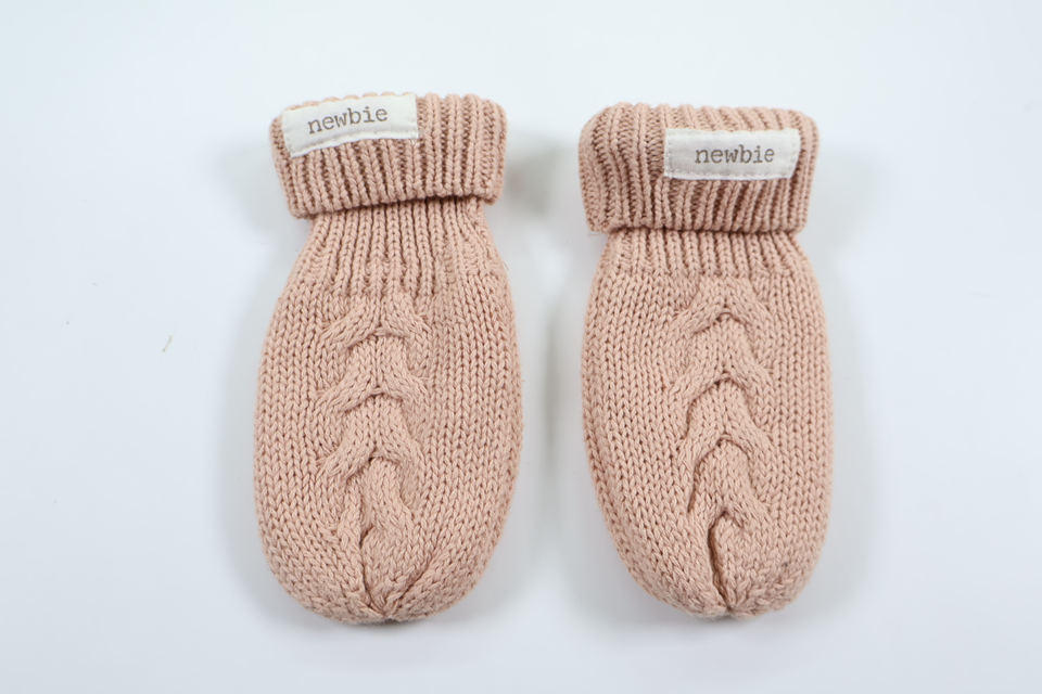 Fleece-lined mittens from Newbie - One size - Pink
