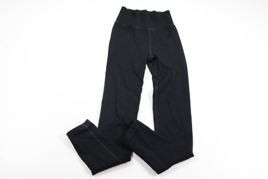 Ribbed training tights from NA - Size 134/140 - Black