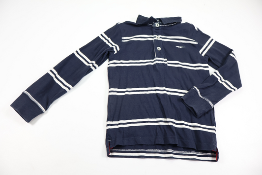 Striped polo shirt from Hampton Republic - Size 110/116 - Navy