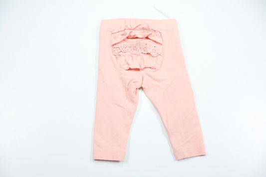 Pants with ruffles from Tiny One - Size 62 - Pink