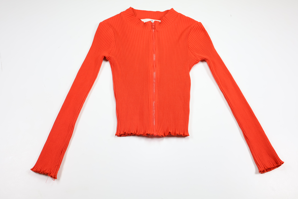 Ribbed cardigan from H&M - Size 134/140 - Red