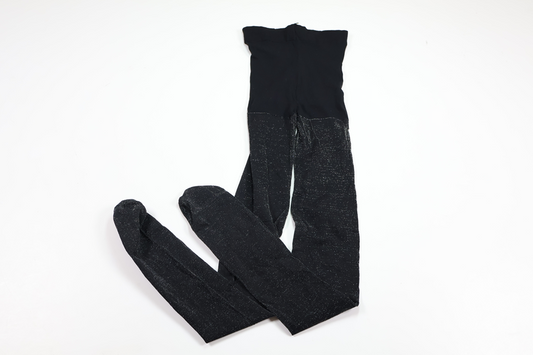 Glittery tights from Unknown - Size 122/128 - Black