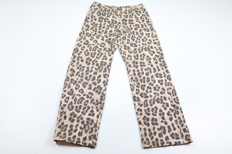 Leopard print trousers from Kappahl - Size 134 - Beige