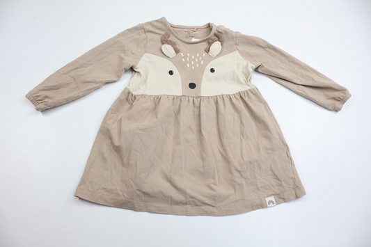 Klänning från Lindex - Storlek 86 - Beige