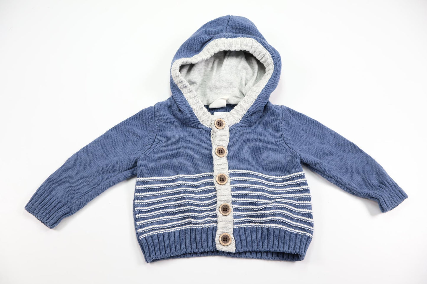 Knitted H&M Hoodie - Size 56 - Blue