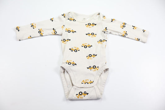Bodysuit with tractors from H&M - Size 56/62 - White