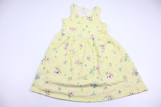Floral dress from H&M - Size 122/128 - Yellow
