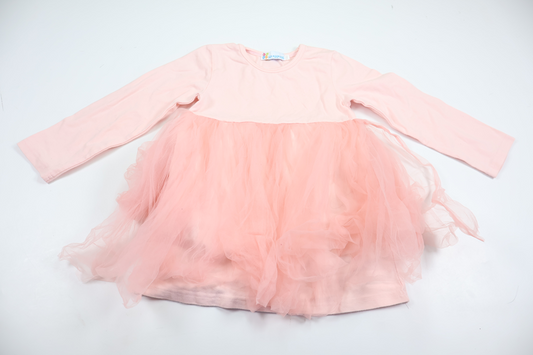 Tulle sweater from Sun Moon Kids - Size 110 - Pink